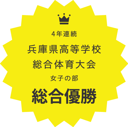 兵庫県高等学校総合体育大会女子の部総合優勝